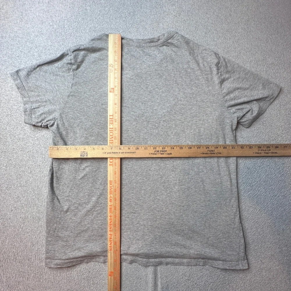 Levi's T-Shirt Mens XL Grey Graphic Batwing Logo Short Sleeve Cotton 17783-0138